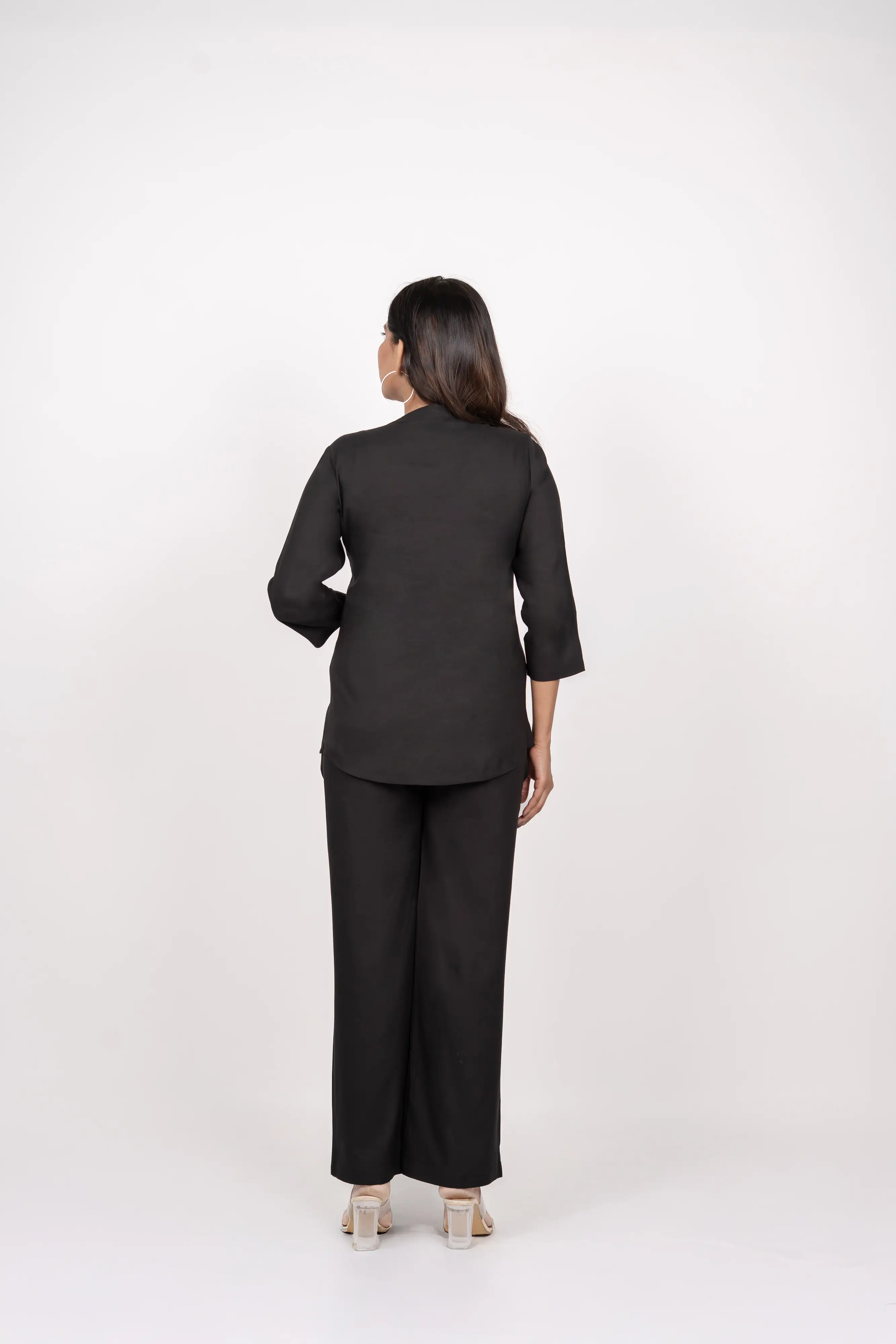 Black Viscose co-ord set - Image 4