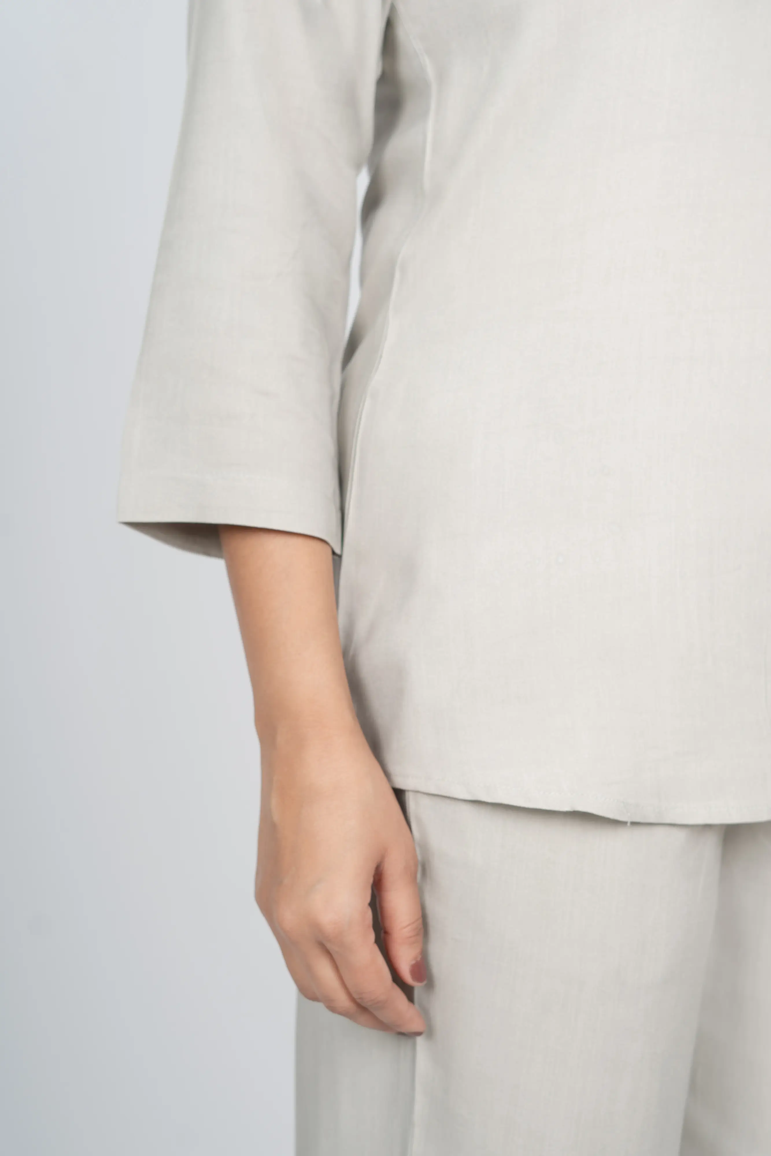 Grey Viscose co-ord set - Image 9
