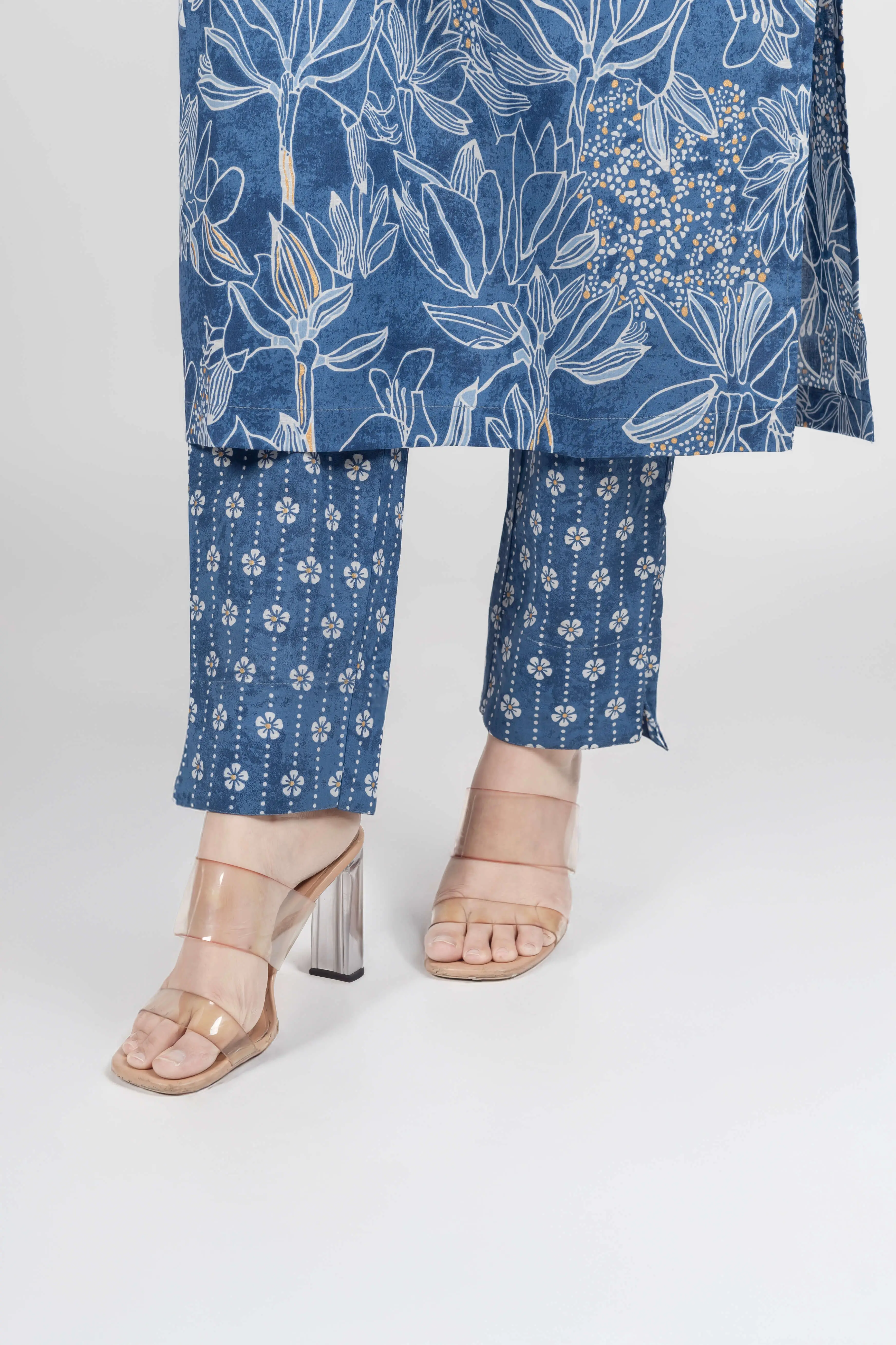 Indigo Blue Kurti Set - Image 10