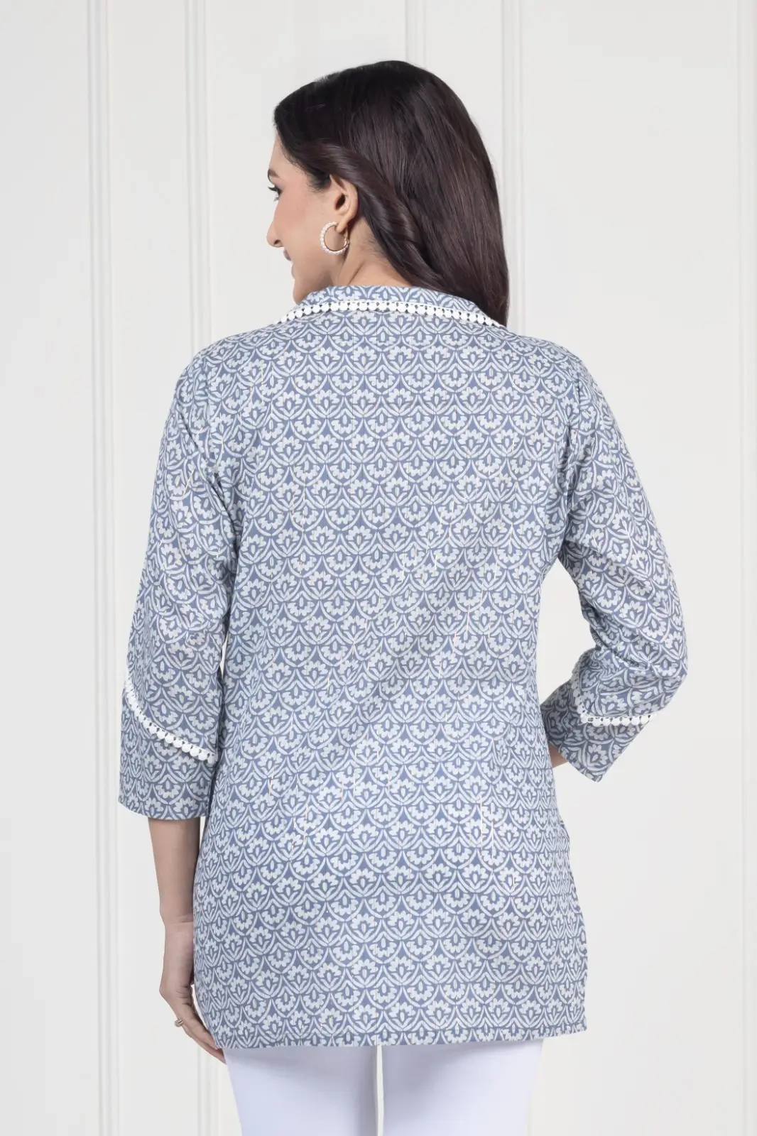 Mess Grey Straight Kurti - Image 4