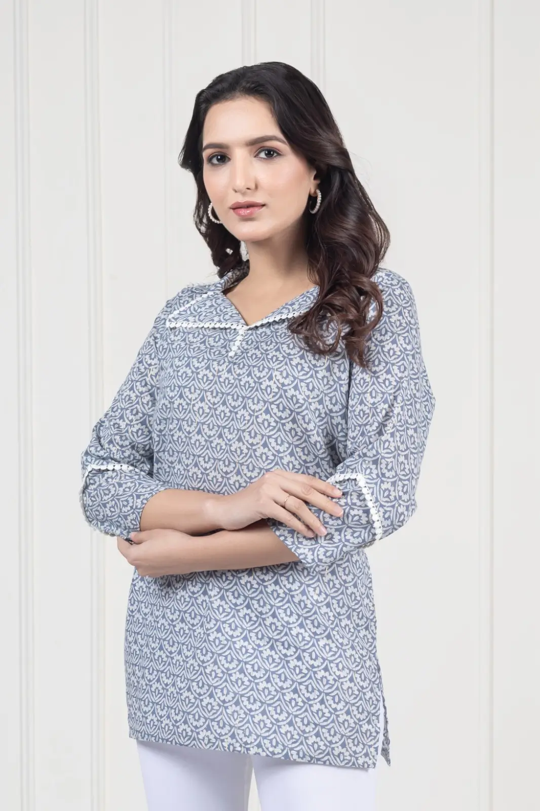 Mess Grey Straight Kurti - Image 6