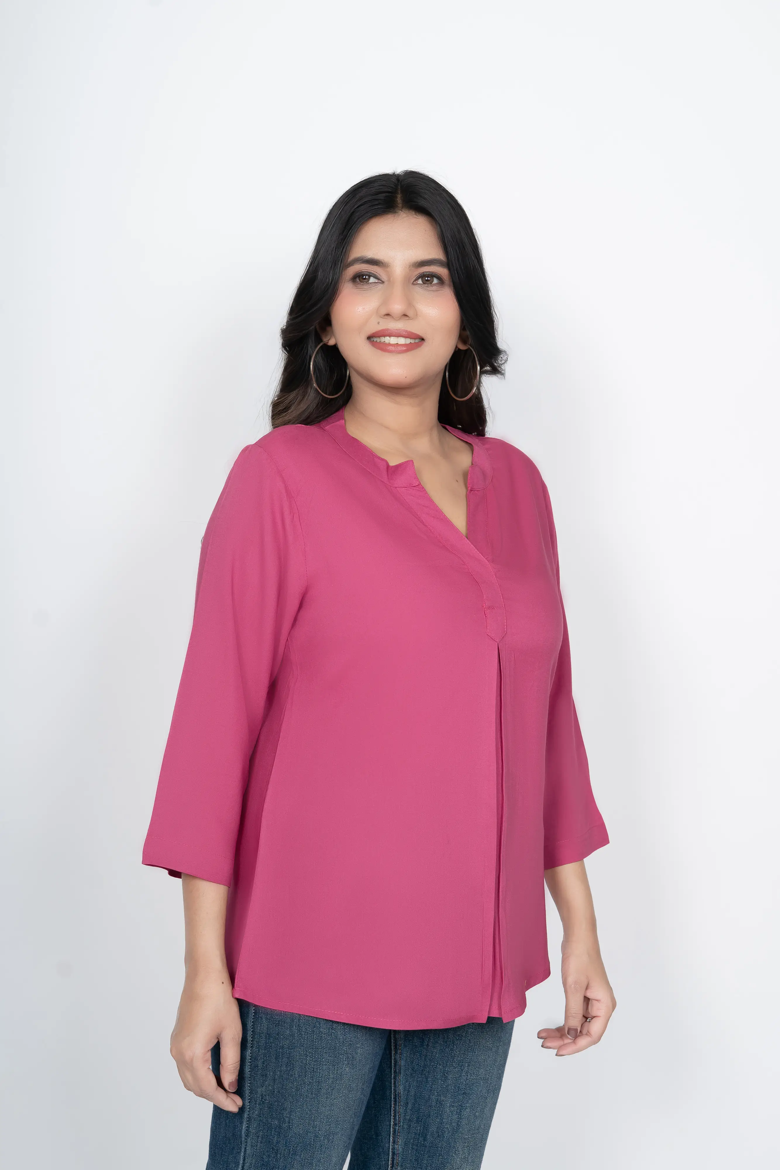 Onion Viscose Pleated Top - Image 6