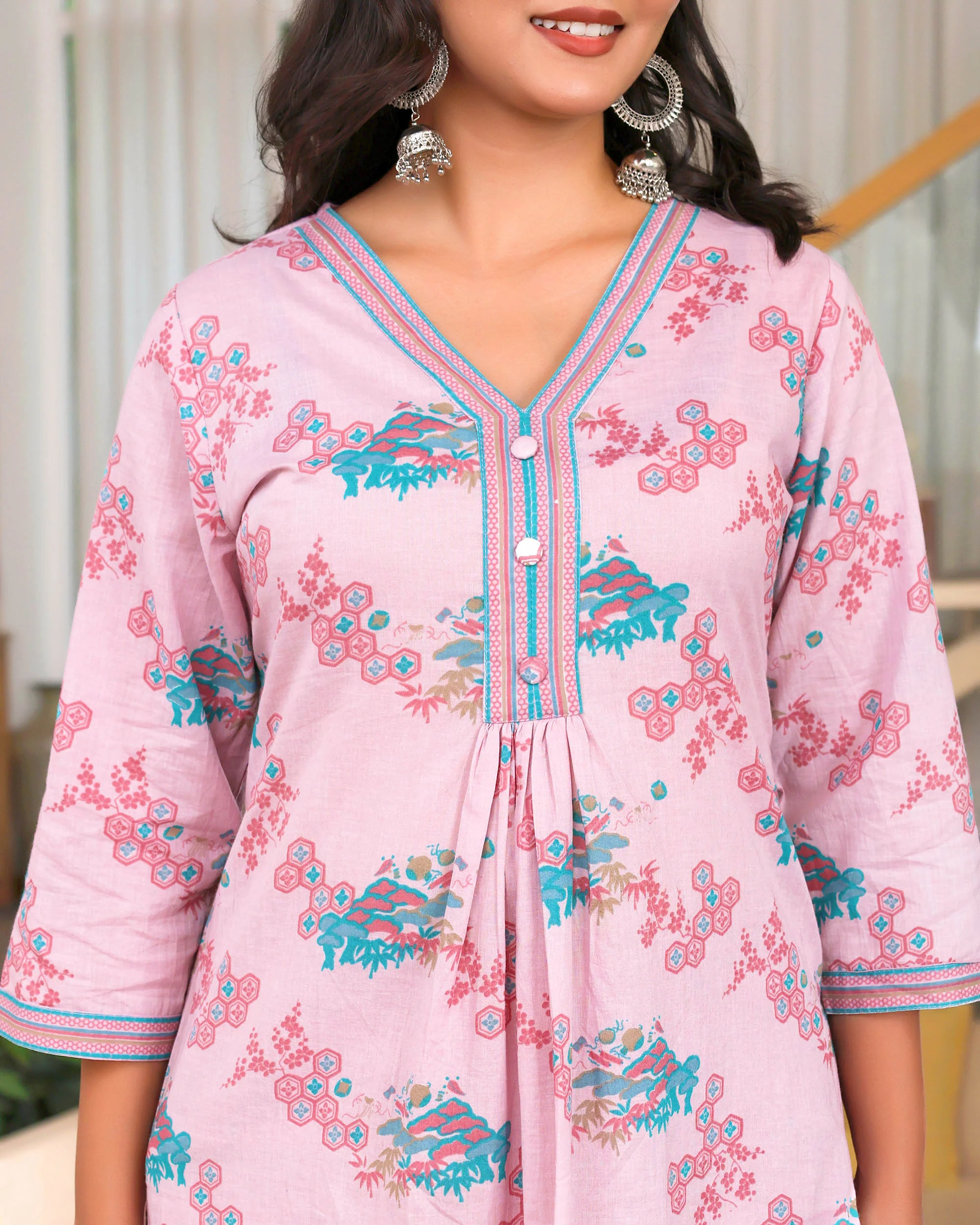 Pink Chemistry Printed Long Co-ords Sets - Image 6