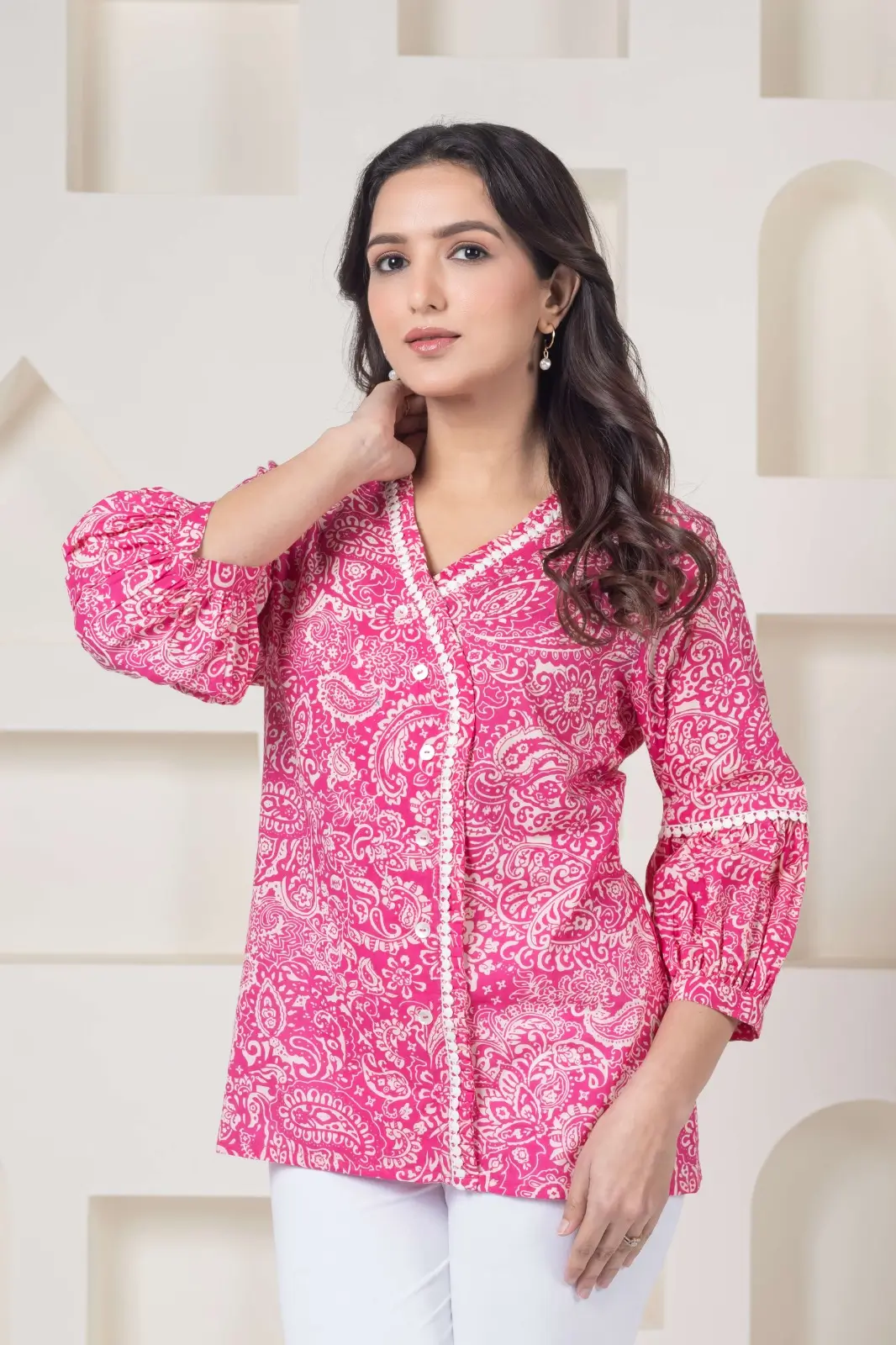 Pink Paisley Top - Image 7