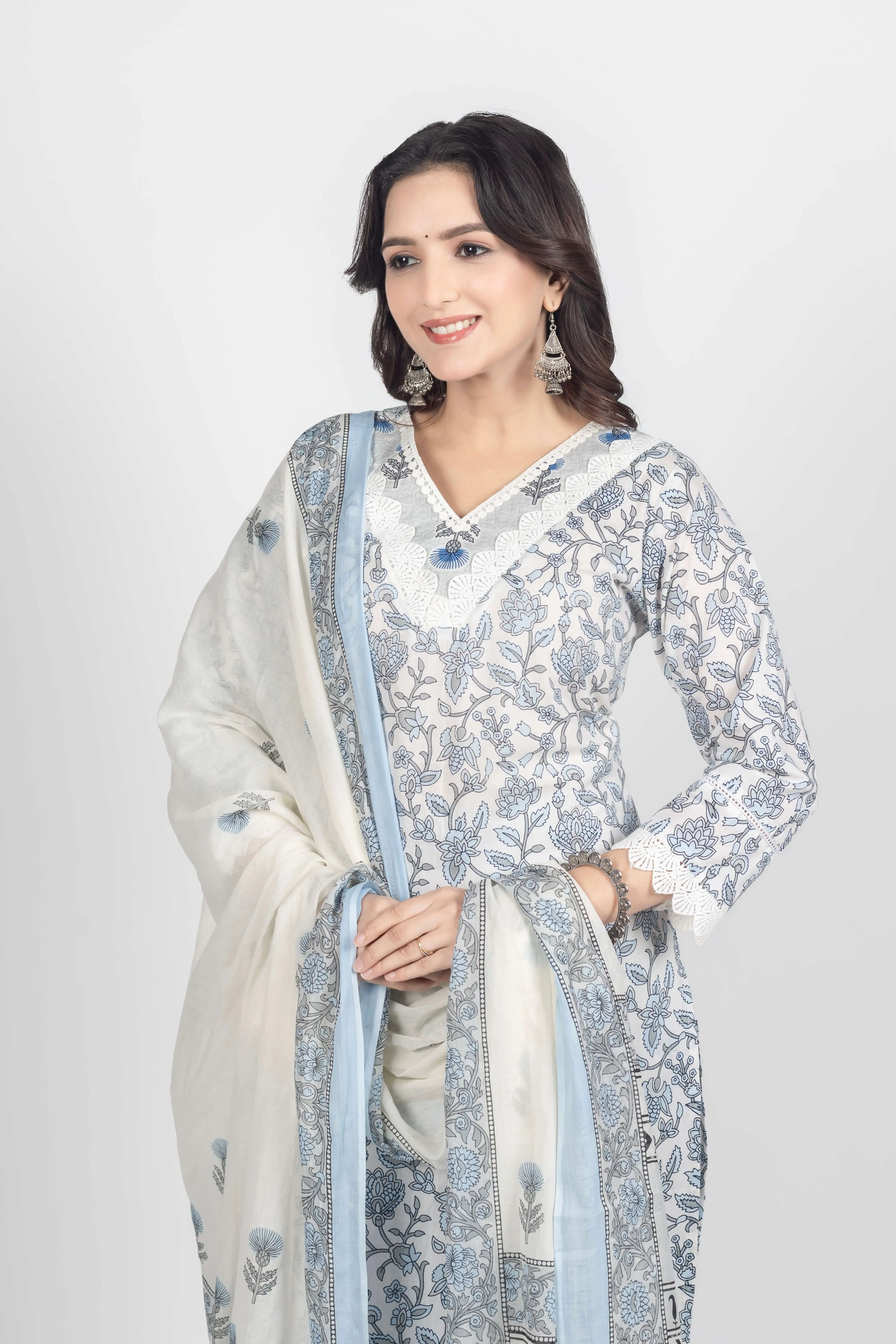 Flower Print Kurti set - Image 7