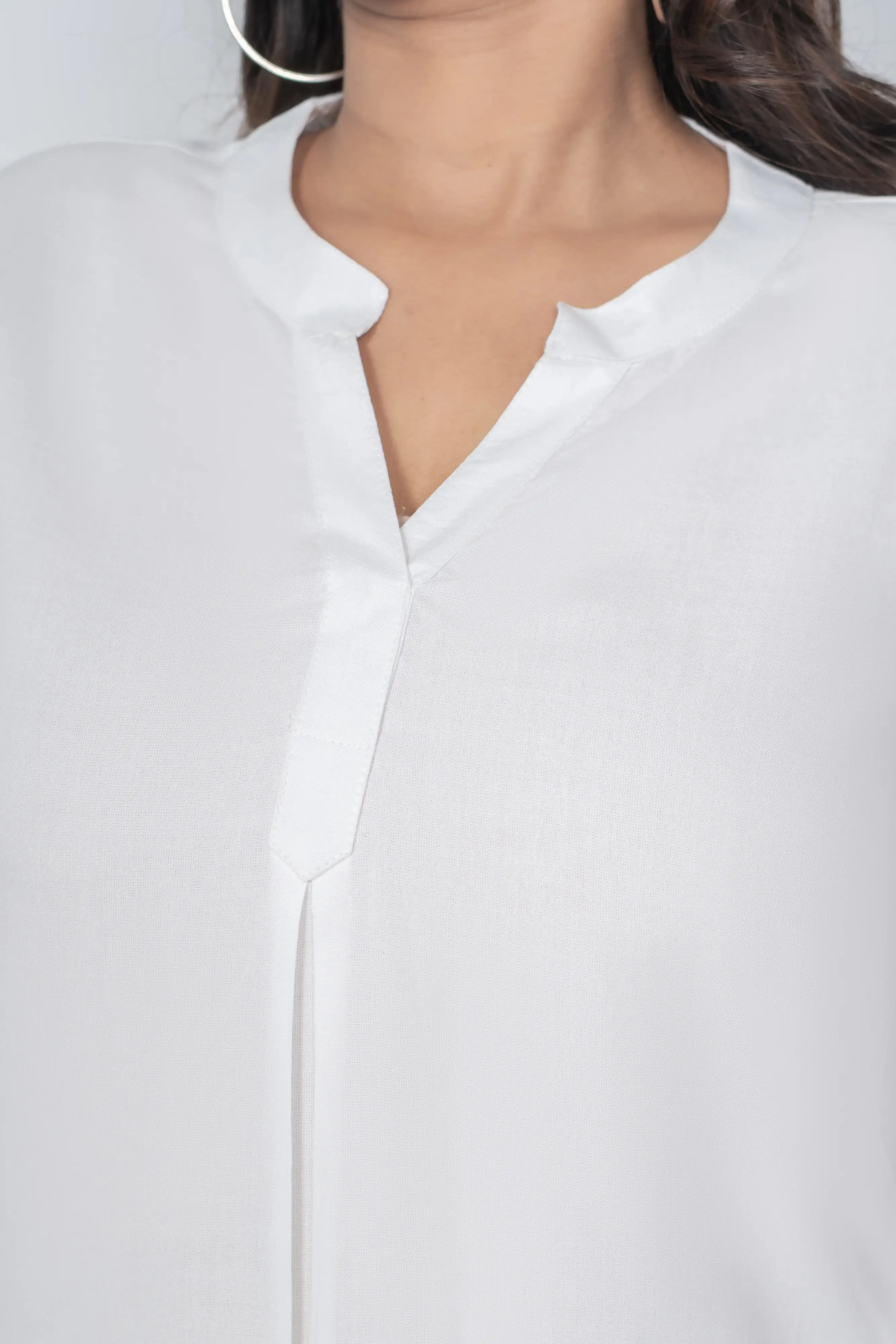 White Viscose co-ord set - Image 3