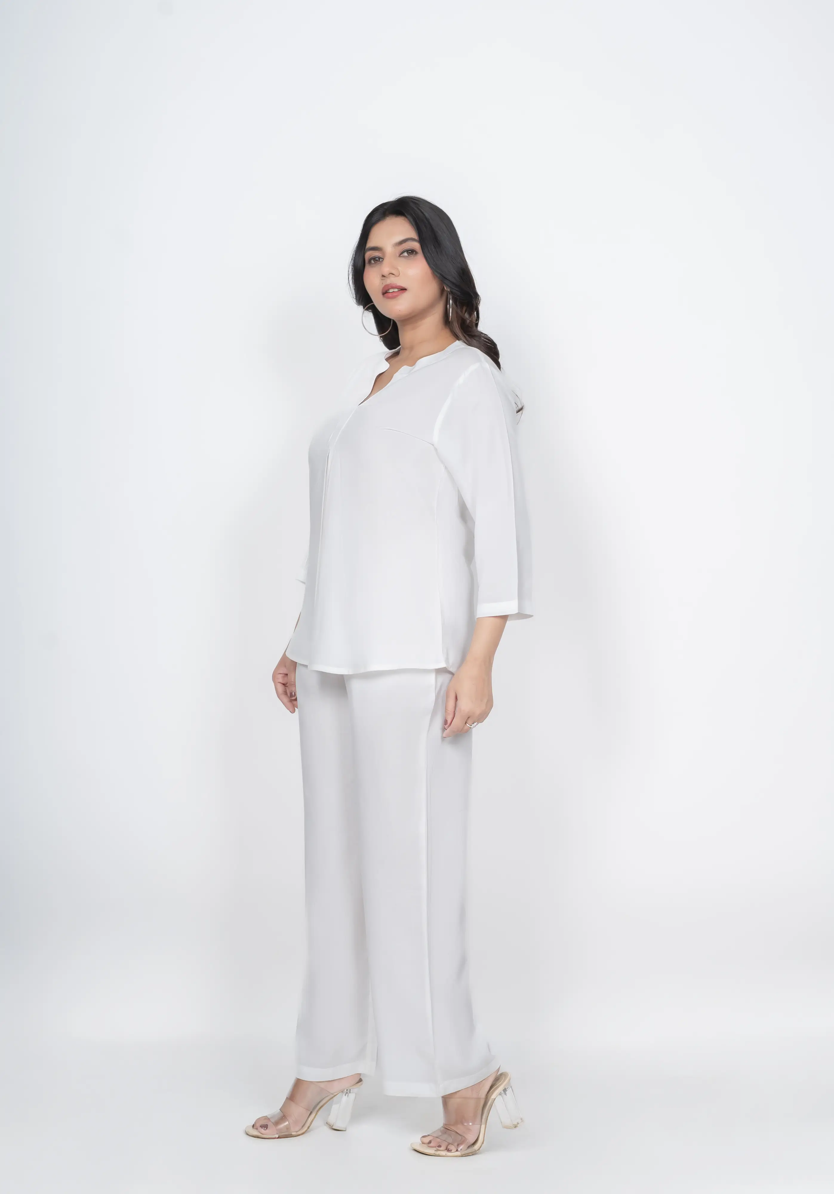 White Viscose co-ord set - Image 7